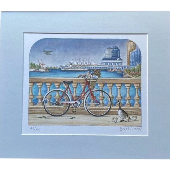 🇨🇦 Vancouver Watercolour | 12.5"D x 14.5"W - Picture 2 of 9